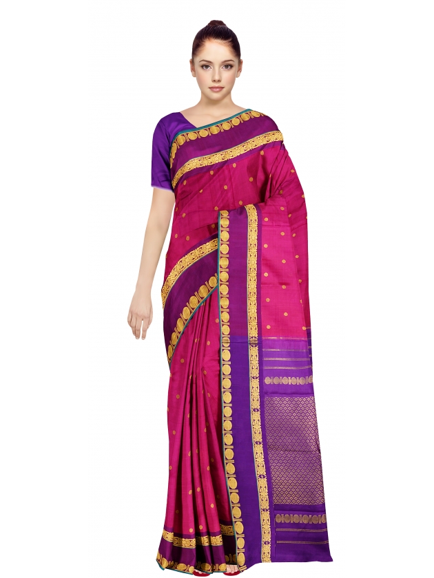 Arani Silk Saree with Blouse08
