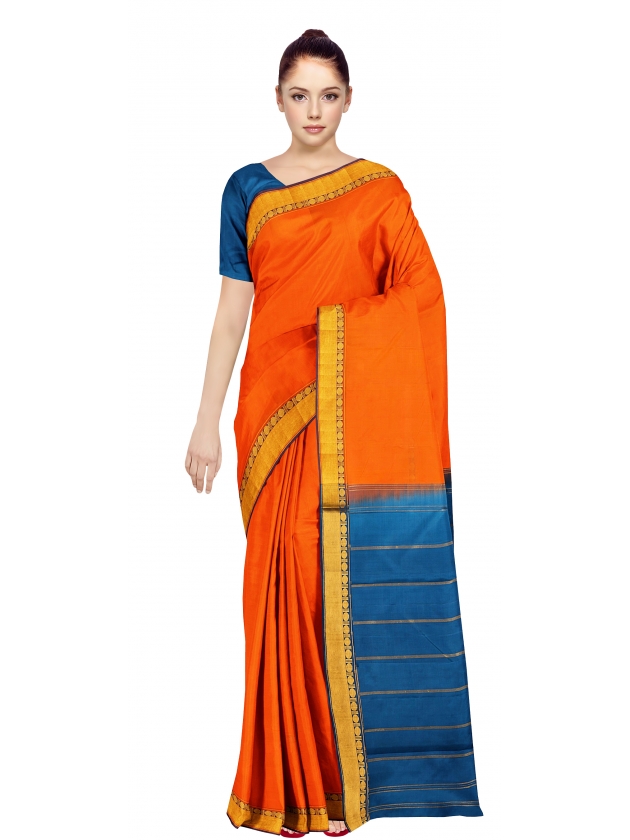 Arani Silk Saree with Blouse13